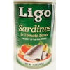 Ligo Sardines in Tomato Sauce 15oz (6 Pack)