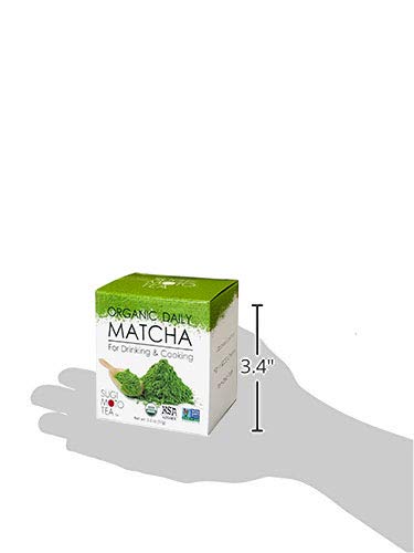 SA Japanese Green Tea Organic Daily Matcha for Drinking and Cooking, 2 Ounce