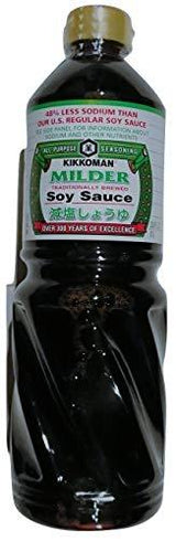 Kikkoman Milder Japan Made Soy Sauce, 33.8 Ounce - Mighty Depot