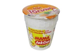 Mama, JokCup Instant Porridge Soup (Chicken Flavor), 1 Count