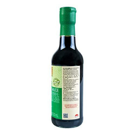 Lee Kum Kee Less Sodium Soy Sauce 16.9 fl oz (500ml)香港李锦记 减盐酱油, No Added Preservatives, Non-GM Soybeans, Vegan (3 Packs) - Mighty Depot