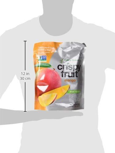 Crispy Green Crispy Fruit 100% Freeze Dried Mango - 6 ct