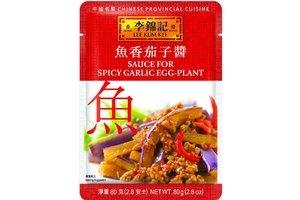 Lee Kum Kee Sauce For Spicy Garlic Egg-Plant - 2.8oz [ 3 units] - Mighty Depot