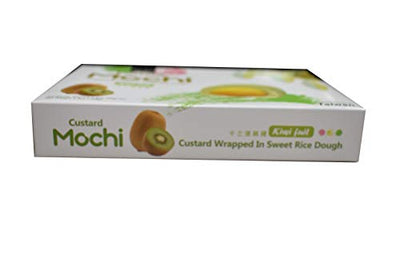 Japanese Custard Mochi - Kiwi Fruit - Japanese Mochi 168g