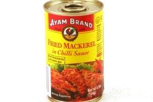 Ayam Fried Mackerel in Chili, 5.5 Ounce - Mighty Depot