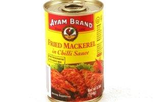 Ayam Fried Mackerel in Chili, 5.5 Ounce