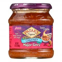 Pataks Chutney - Major Grey - Mild - 12 oz - case of 6 - Mighty Depot