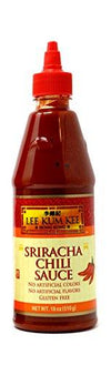 Lee Kum Kee Chili Oil 7 FL Oz And Lee Kum Kee Sriracha Chili Sauce 18 FL Oz Combination