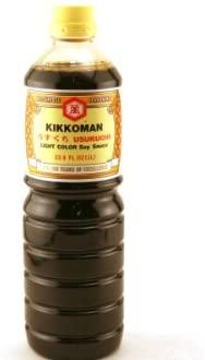 Usukuchi (Light Color Soy Sauce) - 33.8fl Oz (Pack of 1) - Mighty Depot