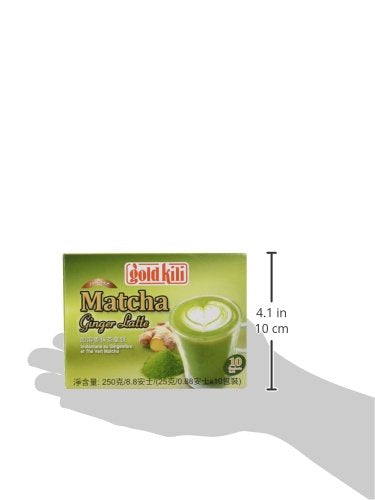 Gold Kili Instant Matcha Ginger Latte, 8.8 Ounce