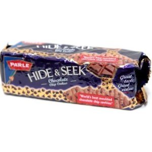 Parle Hide & Seek Chocolate Chip Cookies - 100g (Pack of 4)