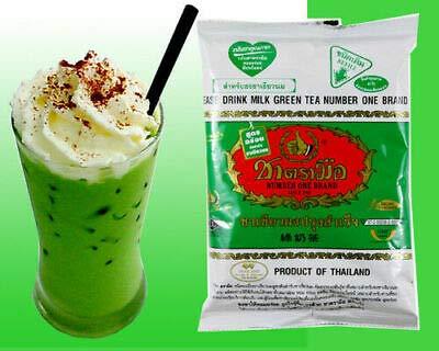 Cha Tra Mue Thai Milk Green Tea (Tea Leaves/Dust) 200g - The tea releases an elegant aroma along with a sweet taste and pleasant flavor. - Mighty Depot