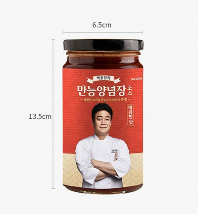 Baek Jong Won All Purpose Korean Spicy Seasoning Sauce Chili Paste Yangnyeomjang