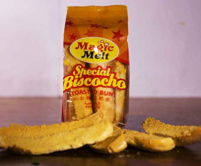 MAGIC MELT Special Biscocho - Best from the Philippines - Crunchy twice-baked Toasted Bun Snack Goes well with Coffee and Tea
