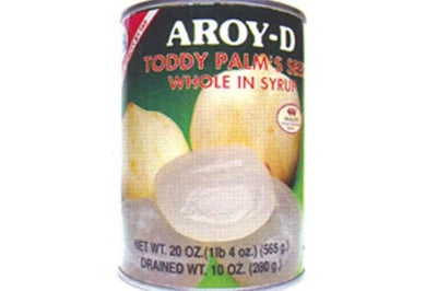 Toddy Palm Seed Whole in Syrup 20oz (Pack of 6)