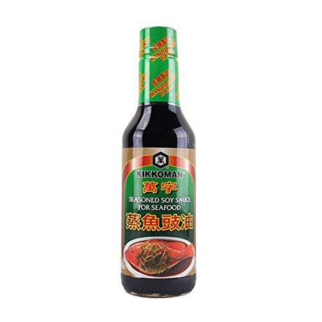 Kikkoman Seasoned Soy Sauce for Seafood, 10 Ounce (Pack Of 1) - Mighty Depot