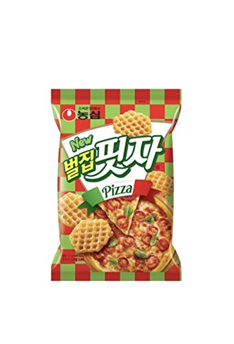 NONGSHIM Honeycomb Pizza ???? 90g Korean Crunchy Chips 1 pack