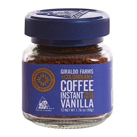 Giraldo Farms 100% Colombian Coffee Instant Freeze-dried -Vanilla - Mighty Depot