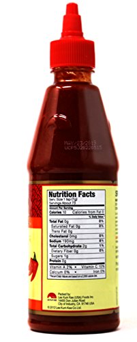 Lee Kum Kee Chili Oil 7 FL Oz And Lee Kum Kee Sriracha Chili Sauce 18 FL Oz Combination