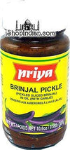 PRIYA BRINJAL PICKLE WITH GARLIC 300GM