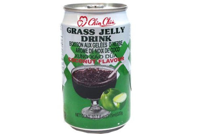 Chin Chin Grass Jelly Drink (Coconut Flavor) - 10.7oz (3 cans)