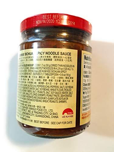 Lee Kum Kee Sichuan Spicy Noodle Sauce 8.2 Oz(2 Pack)四川擔擔麵醬