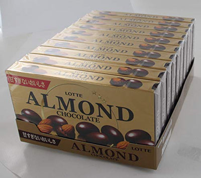 Lotte almond chocolate 86gX10 boxes