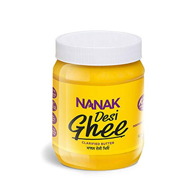 Nanak Pure Desi Ghee, Clarified Butter, 14-Ounce Jar (Pack of 3)