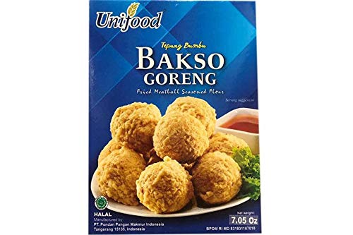Unifood Tepung Bakso Goreng(Fried Meatball Seasoned Flour) - 7.05oz (Pack of 2)
