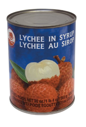 Cock Lychee in Syrup, 20 Ounce - Mighty Depot