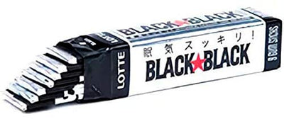 Lotte Black Black Gum 1.02oz (6pack)