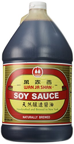 Wanjashan Soy Sauce, 128 Ounce