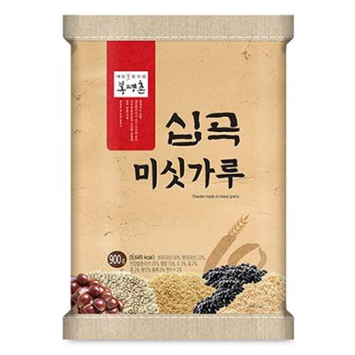 Bongpyungchon Misugaru (Korean 10 Grains Powder Drink) 31.7oz(900g) l Roasted & Ground 10 grains, Multi-grain powder - Mighty Depot