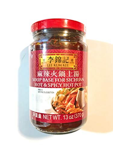 Lee Kum Kee Soup Base For Sichuan Hot Spicy Hot Pot 13 Oz麻辣火鍋上湯