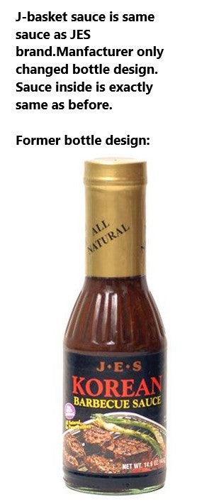 J-basket (formerly JES brand) Korean Barbecue Sauce, 14.6-Ounce Bottle (Pack of 3) - Mighty Depot