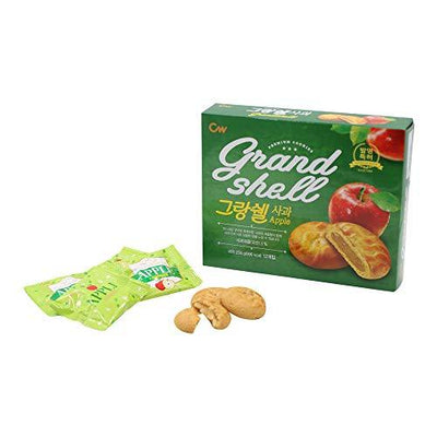 Cheongwoo, Grandshell Cookie, Apple, 8.8 Ounce