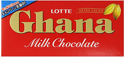 Lotte Ghana Milk Chocolate Bar, 1.94 Ounce (1 bar)