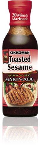 Kikkoman Quick and Easy Marinade, Toasted Sesame, 14 Ounce (Pack of 3)