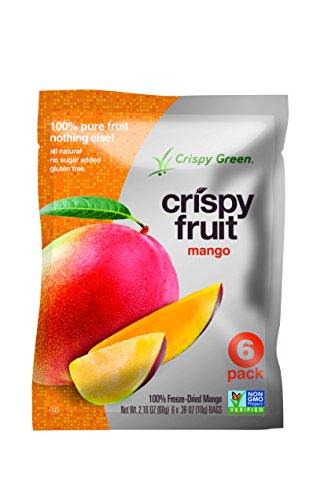 Crispy Green, Mangoes, 0.36 Ounce, 6 Pack