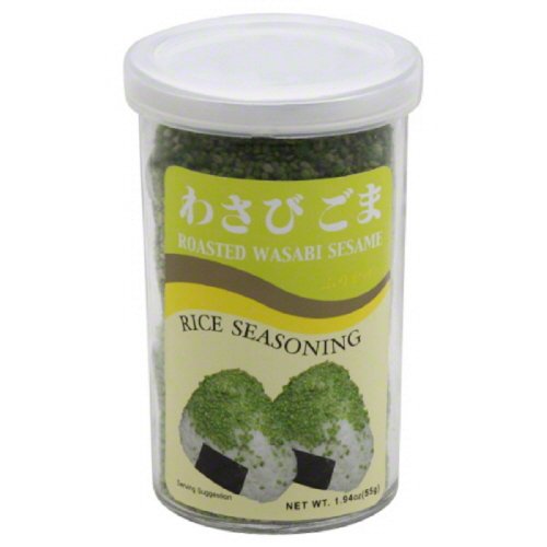 JFC Roasted Wasabi Sesame Rice Seasoning, 1.94 oz. (55g), 1 Jar