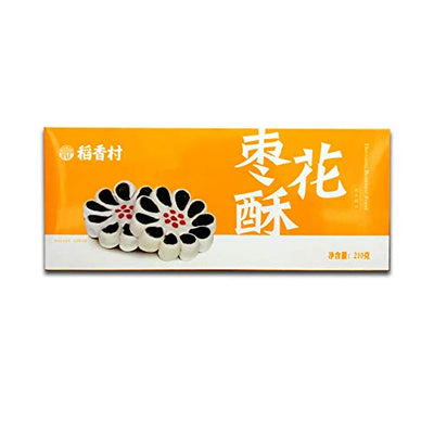 Daoxiangcun jujube crispy 210g 稻香村 特色糕点 休闲点心 零食饼干 枣花酥210g