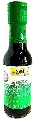 Lee Kum Kee Less Sodium Soy Sauce 8.4 oz (Pack of 3)