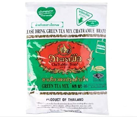 Cha Tra Mue Thai Milk Green Tea (Tea Leaves/Dust) 200g - The tea releases an elegant aroma along with a sweet taste and pleasant flavor. - Mighty Depot