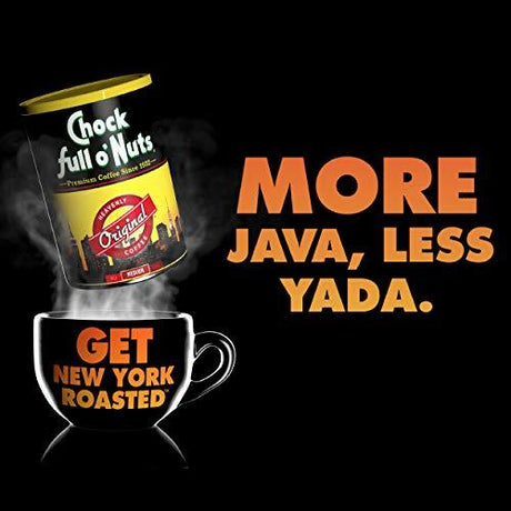 Chock Full o'Nuts Coffee, Gourmet Roast Ground, 11 Ounce - Mighty Depot