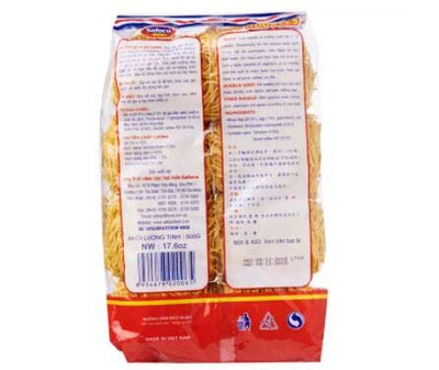 Safoco Egg Noodle 500g - Can be use for soup, shabu shabu, stir fry noodles, hongkong style dishes.