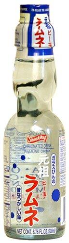 Shirakiku Ramune Carbonated Drink - Original, 6.76-Ounce Bottle (Pack of 3) - Mighty Depot