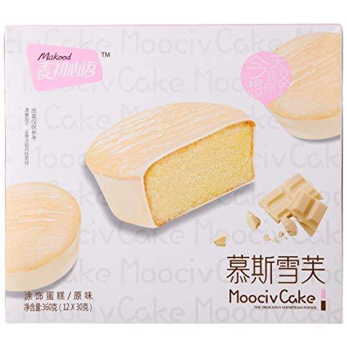 Chinese Snacks Tasty and Soft Cake with Chocolate Coating Original or Banana Milk Taste 360g/12.7oz - Mighty Depot