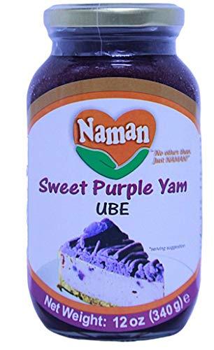 Naman Sweet Purple Yam 12oz Sweet Purple Yam Ube Spread (2 Packs)