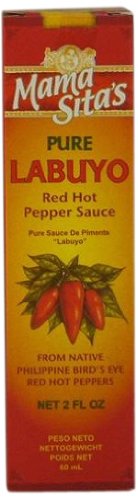 Mama Sita's Pure Labuyo Red Hot Pepper Sauce, 2 oz (Pack of 3)