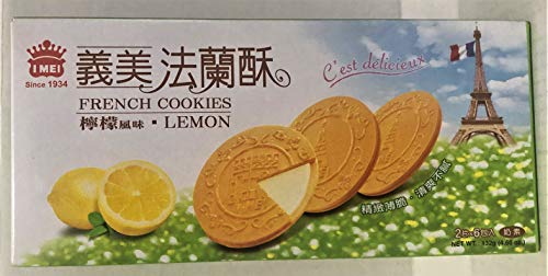 132g I Mei French Cookies, Lemon Flavor, Pack of 1